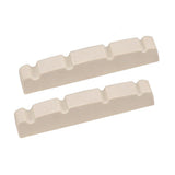 Maxbell 2 Pieces 4 String Pre-slotted Electric Jazz Bass Nut 44x5.8x8mm