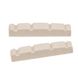Maxbell 2 Pieces 4 String Pre-slotted Electric Jazz Bass Nut 44x5.8x8mm