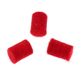 Max 20pcs Saxophone Bumper Felts Repair Parts for Alto Tenor Soprano Sax Red