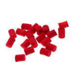 Max 20pcs Saxophone Bumper Felts Repair Parts for Alto Tenor Soprano Sax Red