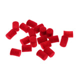 Max 20pcs Saxophone Bumper Felts Repair Parts for Alto Tenor Soprano Sax Red