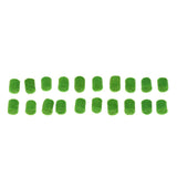 Max 20pcs Saxophone Bumper Felts Repair Parts for Alto Tenor Soprano Sax Green