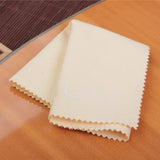 Max Microfibre Cleaning Polishing Cloth for Guitar Violin Erhu Piano Lute Yellow