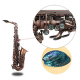 Maxbell 9Pcs Saxophone Key Button Inlays for Alto/Soprano/Tenor Sax