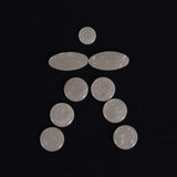 Maxbell 9 Pieces White Shell Key Button Inlays for Alto Tenor Soprano Saxophone Sax