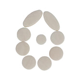 Maxbell 9 Pieces White Shell Key Button Inlays for Alto Tenor Soprano Saxophone Sax