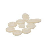Maxbell 9 Pieces White Shell Key Button Inlays for Alto Tenor Soprano Saxophone Sax