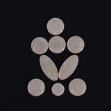 Maxbell 9 Pieces White Shell Key Button Inlays for Alto Tenor Soprano Saxophone Sax