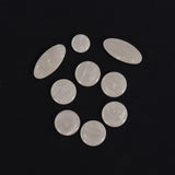 Maxbell 9 Pieces White Shell Key Button Inlays for Alto Tenor Soprano Saxophone Sax