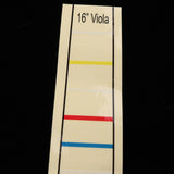 Max Viola Fret Finger Sticker Label Cello Viola Position Marker 16inch Viola