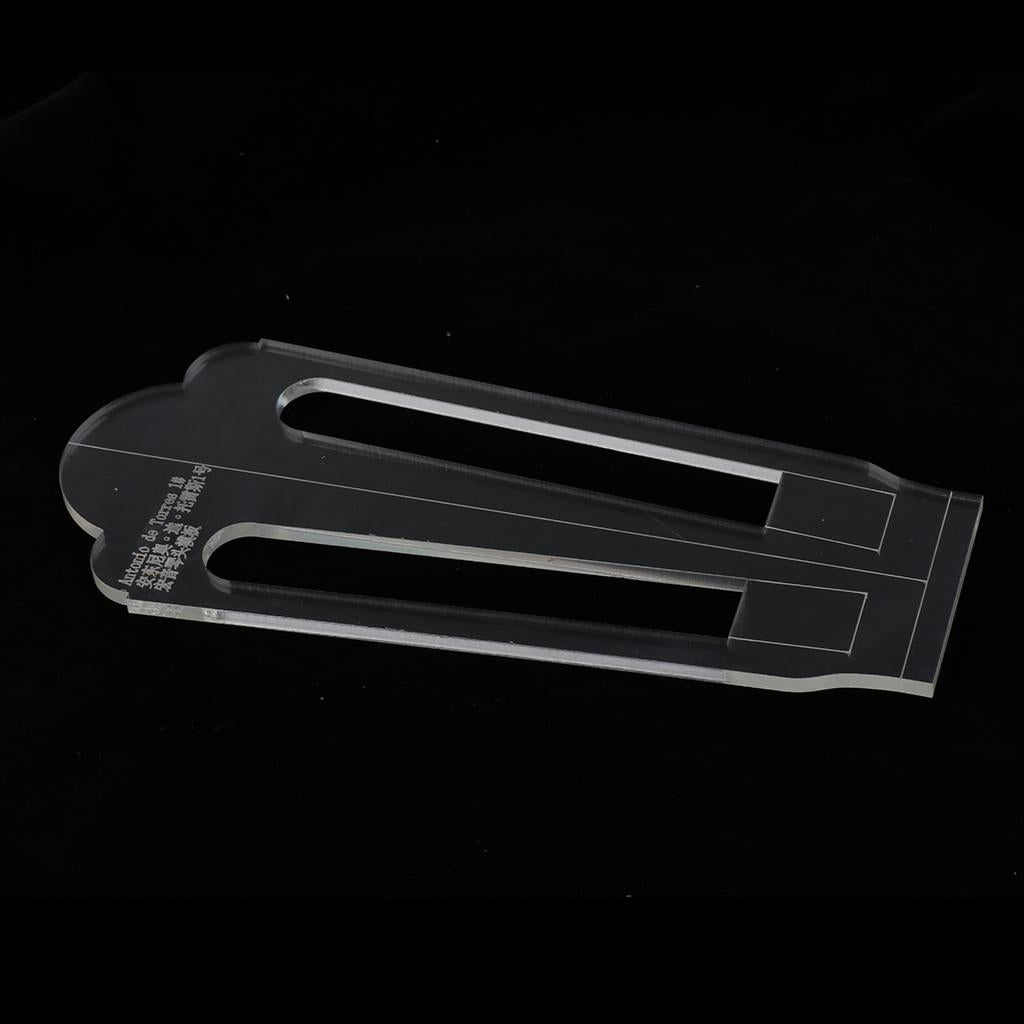 Max Maxb Classical Guitar Headstock Shaping Template Guitar Accessories 175x65x4mm