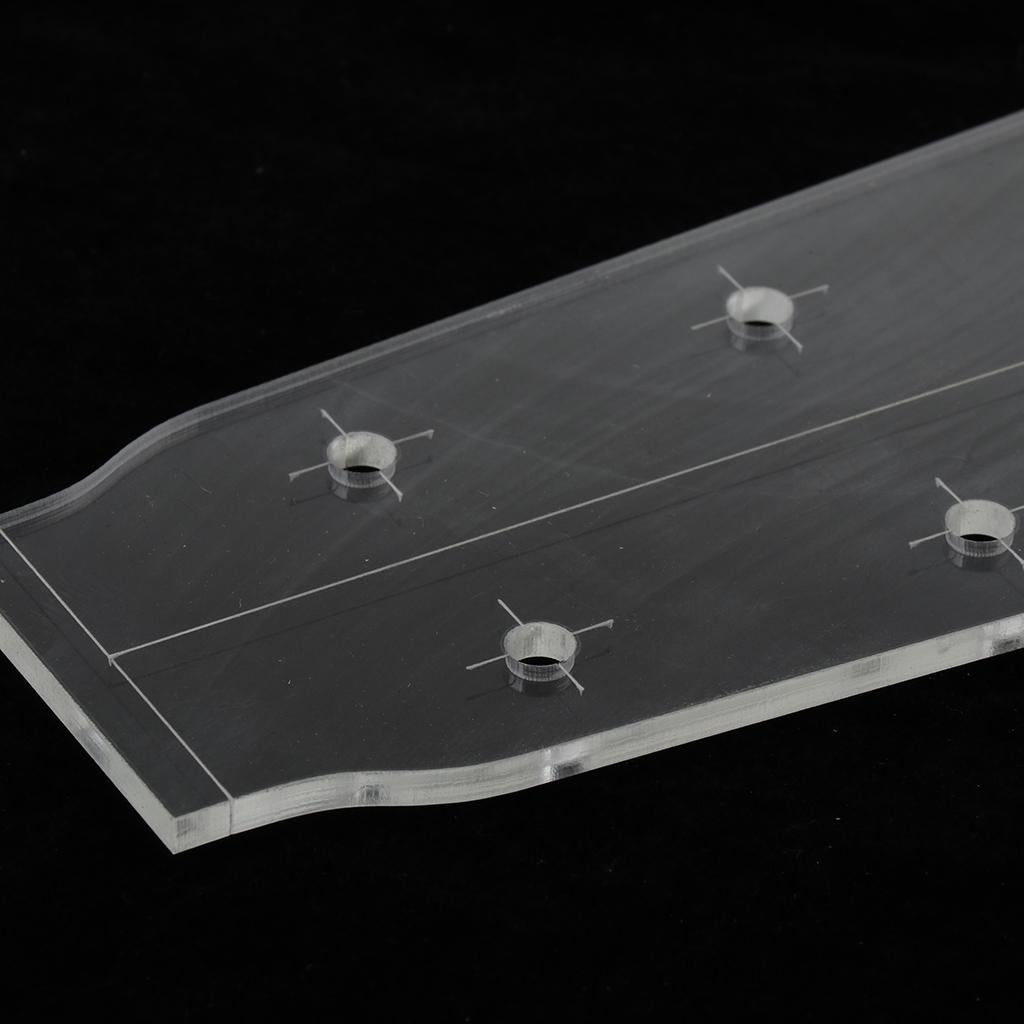 Max Maxb Classical Guitar Headstock Shaping Template Guitar Accessories 180x67x4mm