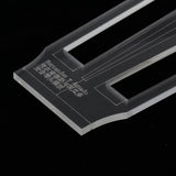 Max Maxb Classical Guitar Headstock Shaping Template Guitar Accessories 180x70x5mm
