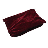 Max Pleuche Piano Single Stool Bench Cover Dustproof Protection Cover Burgundy