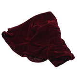 Max Pleuche Piano Single Stool Bench Cover Dustproof Protection Cover Burgundy