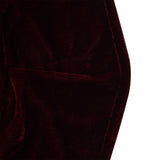 Max Pleuche Piano Single Stool Bench Cover Dustproof Protection Cover Burgundy