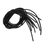 Max Maxb 10 Pieces Dulcimer Hose Rubber Tube for Dulcimer Bamboo Parts Black