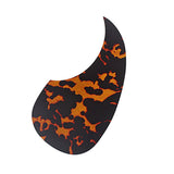 Max 1pc Acoustic Guitar Pickguard Self-adhesive Sticker Yellow