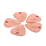 Max Maxb 5 Pieces Guitar Finger Picks Pendant Plectrums for Guitar Bass Ukulele