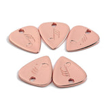 Max Maxb 5 Pieces Guitar Finger Picks Pendant Plectrums for Guitar Bass Ukulele