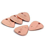 Max Maxb 5 Pieces Guitar Finger Picks Pendant Plectrums for Guitar Bass Ukulele
