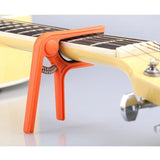 Max 1 Piece Guitar Capo Tuner Trigger Quick Change Key Clamp Guitar Parts Orange