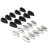 Max Maxb 10 Pieces Drum Lug Bass Drum Hooks for Precussion Instrument Parts Silver