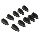 Max Maxb 10 Pieces Drum Lug Bass Drum Hooks Percussion Instrument Parts Black