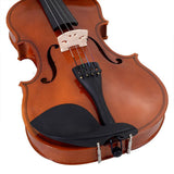 Max Maxb Natural Acoustic Violin Fiddle with Case Bow Rosin Stringed Instrument 1-4