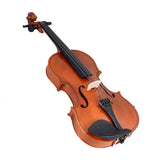Max Maxb Natural Acoustic Violin Fiddle with Case Bow Rosin Stringed Instrument 1-4