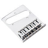 Max Maxb A Set Roller Pickup Bridge Tailpiece for TL Tele Electric Guitar Chrome