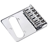 Max Maxb A Set Roller Pickup Bridge Tailpiece for TL Tele Electric Guitar Chrome