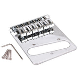 Max Maxb A Set Roller Pickup Bridge Tailpiece for TL Tele Electric Guitar Chrome