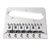 Max Maxb A Set Roller Pickup Bridge Tailpiece for TL Tele Electric Guitar Chrome