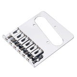 Max Maxb A Set Roller Pickup Bridge Tailpiece for TL Tele Electric Guitar Chrome