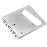 Max Maxb A Set Roller Pickup Bridge Tailpiece for TL Tele Electric Guitar Chrome