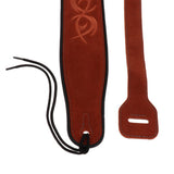 Maxbell Guitar Leather Neck Shoulder Strap Belt for Electric Acoustic Guitar Bass