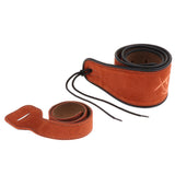 Maxbell Guitar Leather Neck Shoulder Strap Belt for Electric Acoustic Guitar Bass
