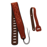 Maxbell Guitar Leather Neck Shoulder Strap Belt for Electric Acoustic Guitar Bass