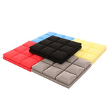 Max Maxb 6 Pcs Sound Absorption Foam Panel Studio Soundproofing Foam for KTV Red