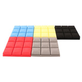 Max Maxb 6 Pcs Sound Absorption Foam Panel Studio Soundproofing Foam for KTV Red