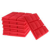 Max Maxb 6 Pcs Sound Absorption Foam Panel Studio Soundproofing Foam for KTV Red