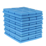 Max Maxb 6 Pcs Sound Absorption Foam Panel Studio Soundproofing Foam for KTV Blue
