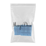 Max Maxb 6 Pcs Sound Absorption Foam Panel Studio Soundproofing Foam for KTV Blue