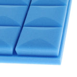 Max Maxb 6 Pcs Sound Absorption Foam Panel Studio Soundproofing Foam for KTV Blue