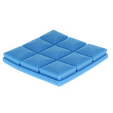 Max Maxb 6 Pcs Sound Absorption Foam Panel Studio Soundproofing Foam for KTV Blue