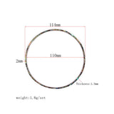 Max Maxb 1 Set Guitar Sound Hole Rosette Inlay for Acoustic Folk Guitar 114x2x1.5mm