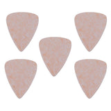 Max Pack of 5 Felt Classical Guitar Plectrum Picks Orange