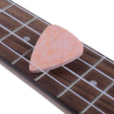 Max Pack of 5 Felt Classical Guitar Plectrum Picks Orange