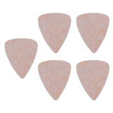 Max Pack of 5 Felt Classical Guitar Plectrum Picks Orange